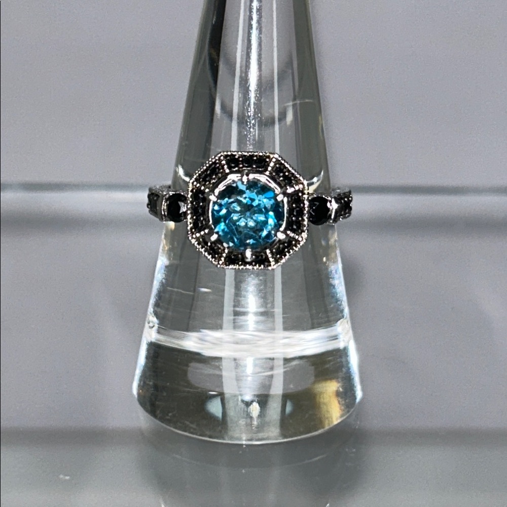NWOT Chuck Clemency NYC 11 Genuine Gemstone Sterling Silver Designer Ring - Boho